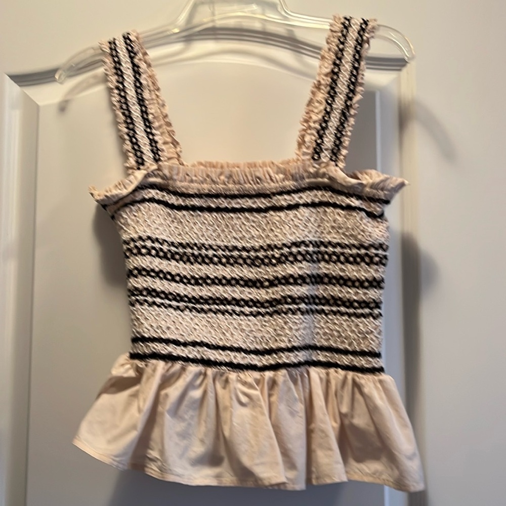Rails Cecily Top medium Flax worn once